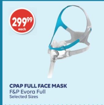 Wellwise by Shoppers Cpap full face mask f&p evora full offer