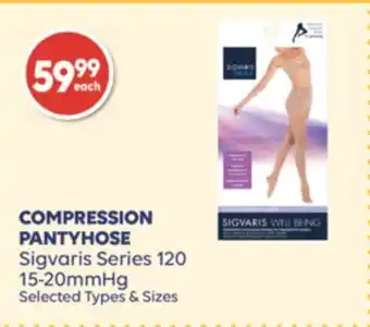 Wellwise by Shoppers Compression pantyhose sigvaris series 120 15-20mmhg offer