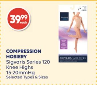 Wellwise by Shoppers Compression hosiery sigvaris series 120 knee highs 15-20mmhg offer