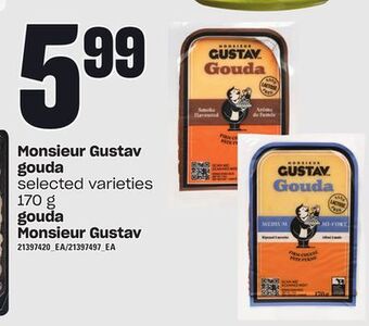 Independent City Market Monsieur gustav gouda, 170 g offer