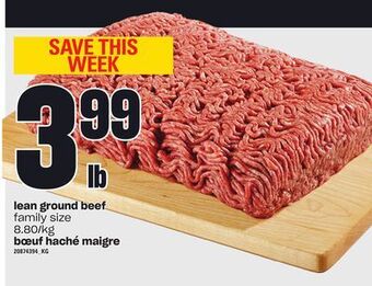 Independent City Market Lean ground beef offer