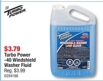 PartSource Turbo power -40 windshield washer fluid offer