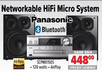 2001 Audio Video Networkable hifi micro system offer