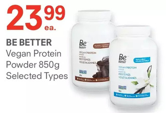 Be better vegan protein powder