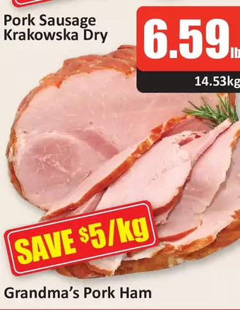 Starsky Grandma's pork ham offer