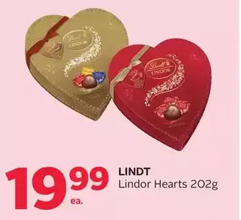 Rexall Lindt lindor hearts offer
