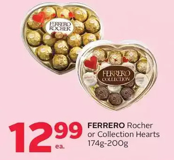 Rexall Ferrero rocher or collection hearts offer