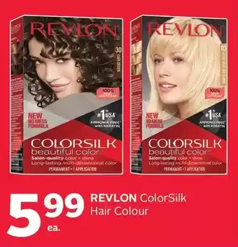 Rexall Revlon colorsilk hair colour offer
