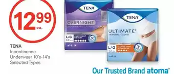 Remedy's RX Tena incontinence underwear offer