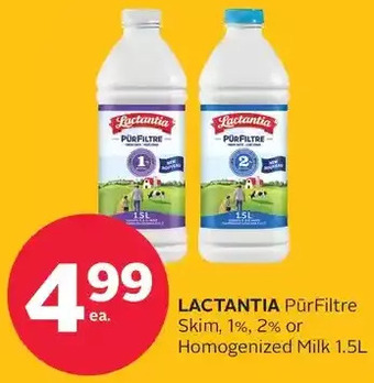 Rexall Lactantia pürfiltre skim, 1%, 2% or homogenized milk offer