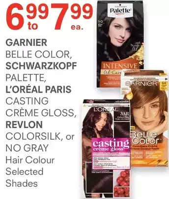 Garnier belle color, schwarzkopf palette, l'oréal paris casting crème gloss, revlon colorsilk or no gray hair colour offer at Guardian Pharmacy Garnier belle color, schwarzkopf palette, l'oréal paris casting crème gloss, revlon colorsilk or no gray hair colour offer at Guardian Pharmacy