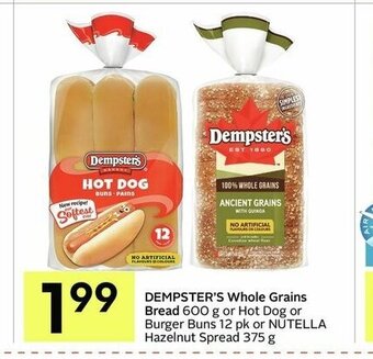 IGA Dempster's Whole Grains Bread offer