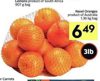 IGA Navel Oranges offer
