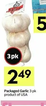 IGA Packaged Garlic offer