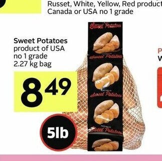 IGA Sweet Potatoes offer