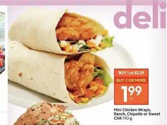 IGA ini Chicken Wraps offer