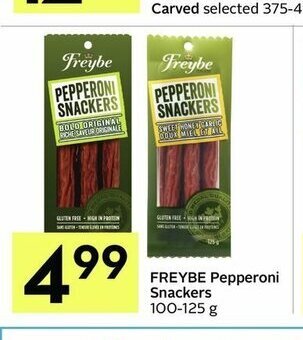 IGA Freybe Pepperoni Snackers offer