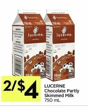 IGA Lucerne Chocolate Partly Skimmed Milk offer