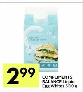 IGA Balance Liquid Egg Whites offer