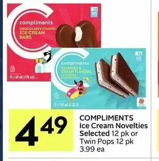 IGA Ice Cream Novelties Selected offer