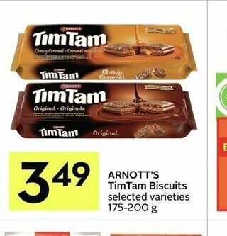 IGA Arnott's Timtam Biscuits offer