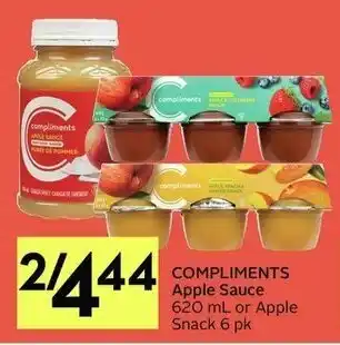 IGA Apple Sauce offer