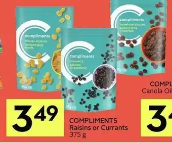 IGA Raisins or Currants offer