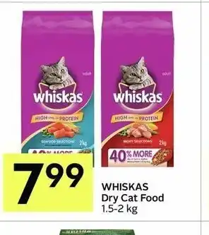 IGA Whiskas Dry Cat Food offer