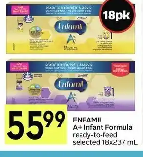 IGA Enfamil A+ Infant Formula offer