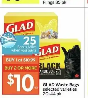 IGA Glad Waste Bags offer