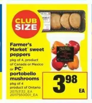 Real Canadian Superstore Farmers Market Sweet Peppers offer