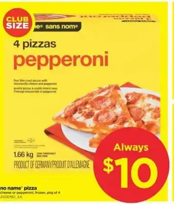Real Canadian Superstore 4 Pizzas Pepperoni offer