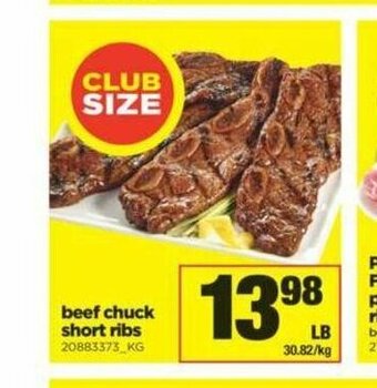 Real Canadian Superstore Beef Chuck Short Ribs offer