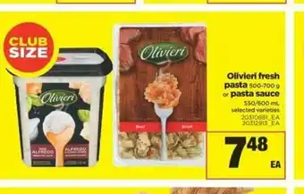 Real Canadian Superstore Olivieri Fresh Pasta offer