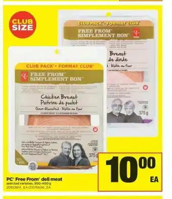 Real Canadian Superstore Free From Dell Meat offer