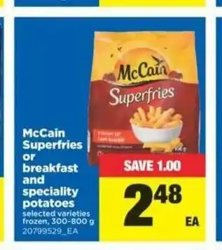 Real Canadian Superstore McCain Superfries offer
