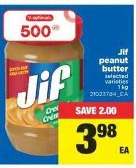 Real Canadian Superstore Jif Peanut Butter offer
