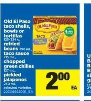 Real Canadian Superstore Old Ei Paso Taco Shells Bowls offer