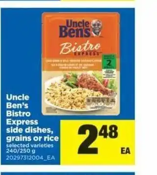 Real Canadian Superstore Uncle Ben's Bistro Express Side Dishes Grains offer