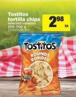 Real Canadian Superstore Tostitos Tortilla Chips offer