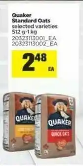 Real Canadian Superstore Quaker Standard Oats offer