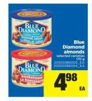 Real Canadian Superstore Blue Diamond Almonds offer