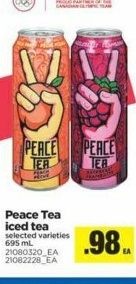 Real Canadian Superstore Peace Tea Iced Tea offer