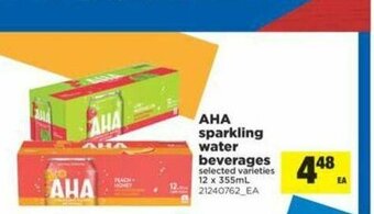 Real Canadian Superstore Aha Sparkling Water Beverages offer