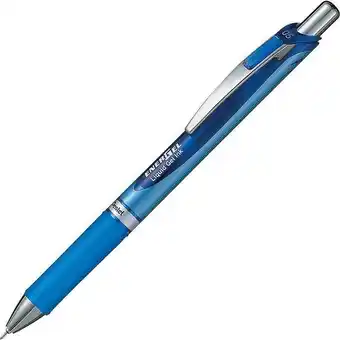 Staples Pentel energel liquid gel pens, retractable, 0.5mm, blue, 2 pack offer