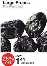 Bulk Barn Large prunes offer