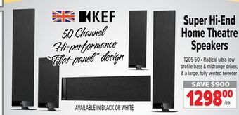 2001 Audio Video Super hi-end home theatre speakers offer