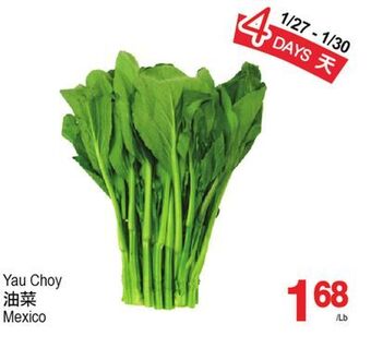 T&T Supermarket Yu-choy offer