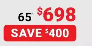 Visions Electronics Lg uq7590 smart tv 65" offer