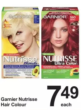 Pharmasave Garnier nutrisse hair colour offer